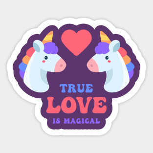 True Love is Magical Sticker